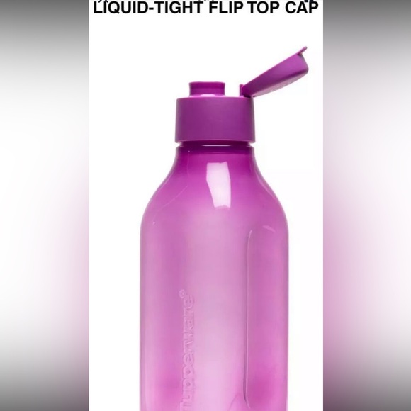 Tupperware Eco Square Round 1L Water Bottle - Picture 3 of 5